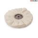 Roues de polissage StewMac, blanchies, 12”, Roue en “Domet”, pour manche de ¾